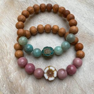 Flower Power | Kids Gemstone Diffuser Bracelet